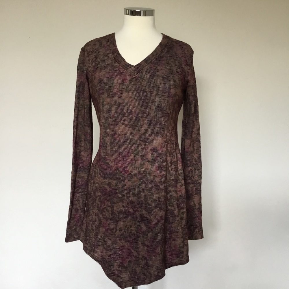 plume and thread Floral Asymmetrical Tunic